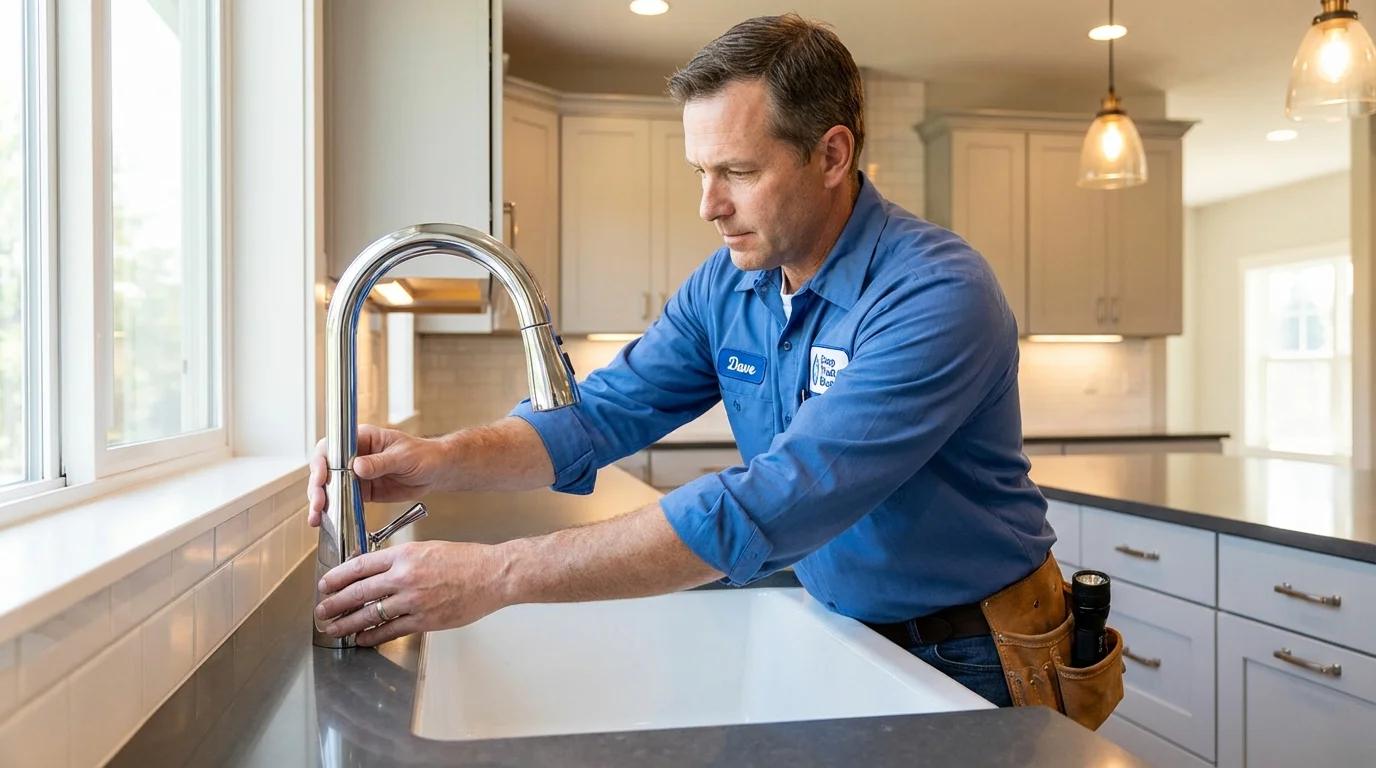 Kitchen faucet installation by Johns Plumbing LLC in Murphys