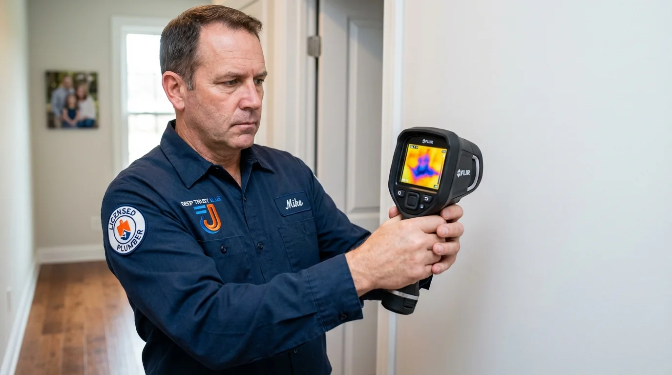 Thermal imaging leak detection by Johns Plumbing LLC in Murphys